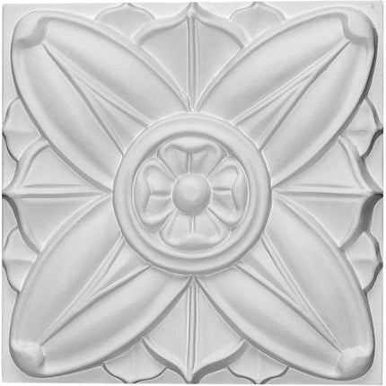 Ekena ROS15X15FA W x 5 7/8" H x 3/4" P Fairfax Large Rosette, Primed