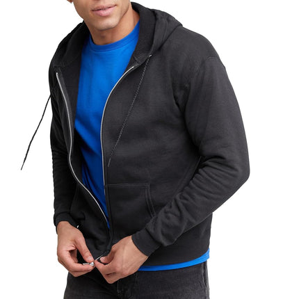 Hanes Men's P180 athletic sweatshirts, Black, XXL 