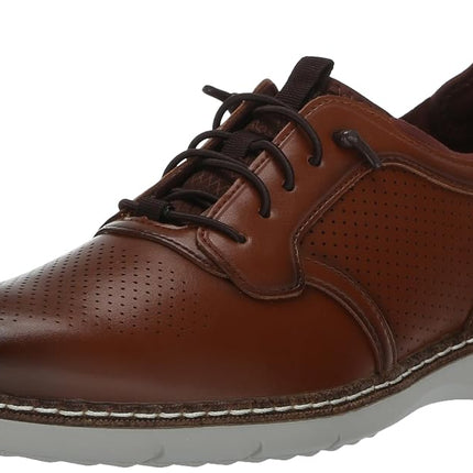 Stacy Adams Boy's Sync Elastic Lace Sneaker, Cognac, 5.5 US Big Kid