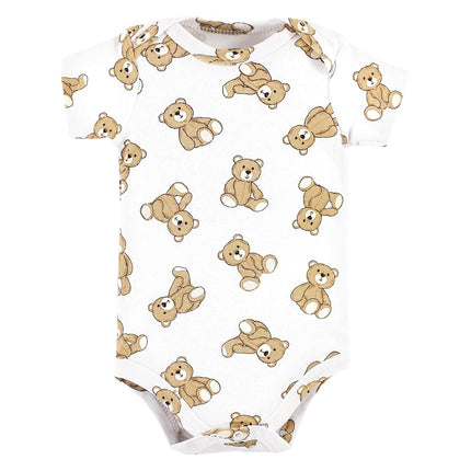 Hudson Baby Baby Cotton Bodysuits, Teddy Bears, 12-18 Months