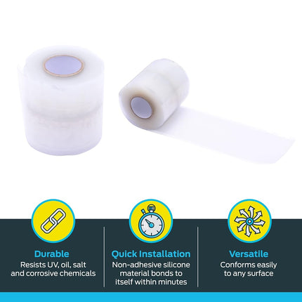 SHARKBITE/CASH ACME SB-25406 25406A SharkBite Silicone Wrap 10'x2 x.02, 10 Feet