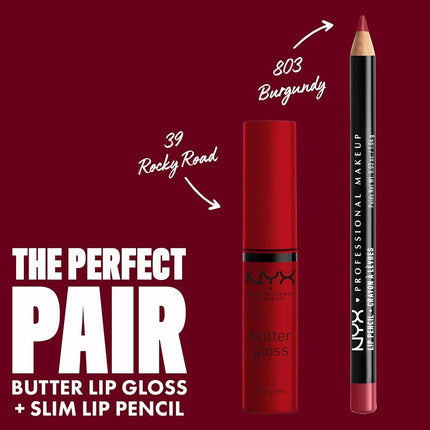 NYX PROFESSIONAL MAKEUP Butter Lip Gloss, 3 Colors, Angel Food Cake, Creme Brulee, Madeleine, 0.27 Fl Oz, Pack of 3