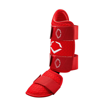 EvoShield Pro-SRZ 2.0 Batter's Leg Guard - Scarlet, Left Hand Hitter