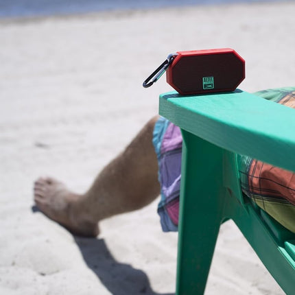 Altec Lansing Mini H2O - Waterproof Bluetooth Speaker, IP67 Certified & Floats in Water, Compact & Portable Speaker for Hiking, Camping, Pool, and Beach, Red