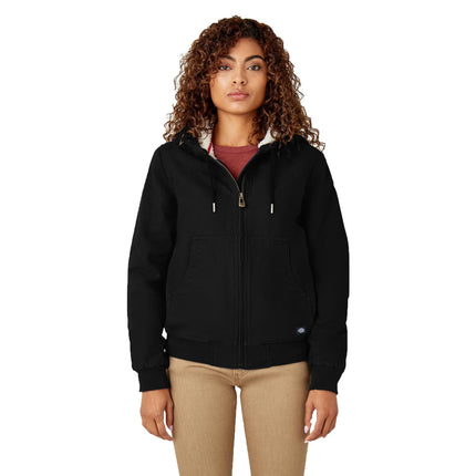 Dickies Women's Fleece Lined Duck Canvas Jacket, B