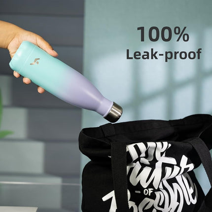 Konokyo Insulated Water Bottles,25oz Double Wall Stainless Steel Vacumm Metal Flask for Sports Travel,Oasis