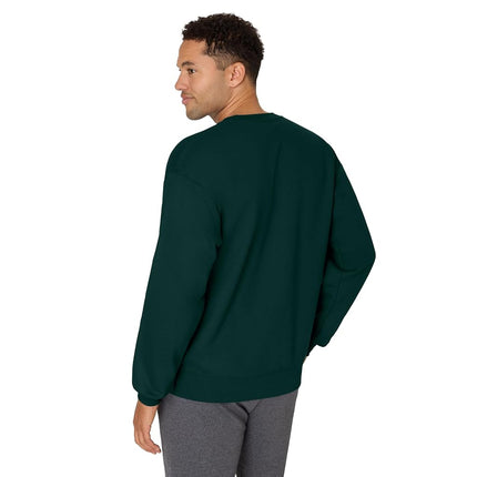 Hanes Men's Ultimate Heavyweight Fleece Sweatshirt, Deep Forest, Large