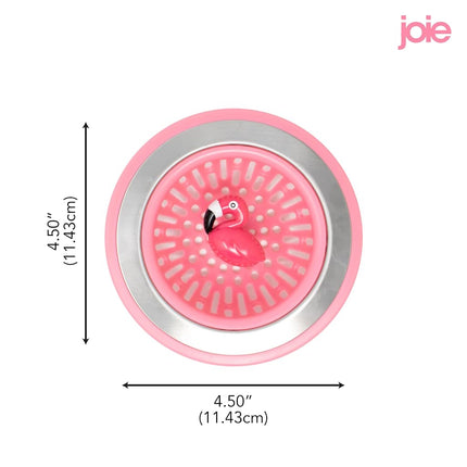 Joie Flamingo Kitchen Sink Strainer Basket, 19900, Pink