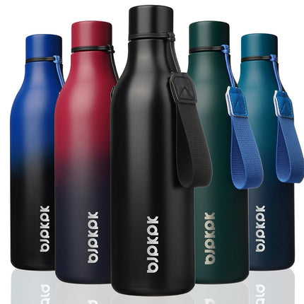 BJPKPK 25oz Insulated Water Bottle, Stainless Stee