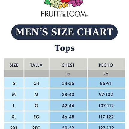 Fruit of the Loom Men's Eversoft Cotton T-Shirts (Regular and Big & Tall), Crew-12 Pack-White, X-Large