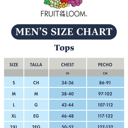 Fruit of the Loom Camiseta sin mangas A-Shirt para hombre, sin etiqueta y con absorción de humedad, camiseta interior de tela elástica acanalada, 6 unidades-blanco, XXL (Paquete de 6)