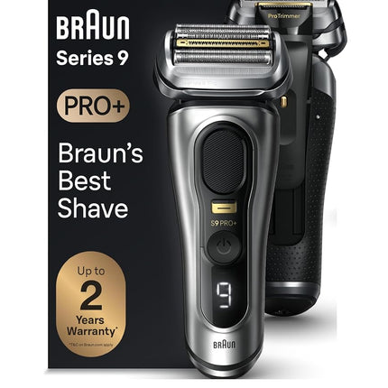 Braun Series 9 9517s PRO+ Electric Razor for Men, 5 Pro Shave Elements & Precision Long Hair ProTrimmer, Charging Stand, Braun�s Best for Smooth Skin, Wet & Dry Electric Razor with 60min Runtime