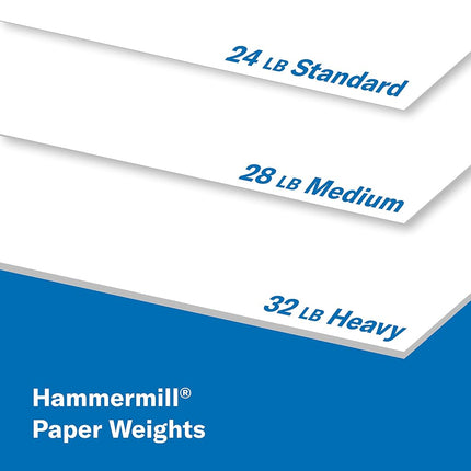 Hammermill Printer Paper, Premium Laser Print 28 lb, 11 x 17-4 Ream (2,000 Sheets) - 98 Bright, Made in The USA, 125526C
