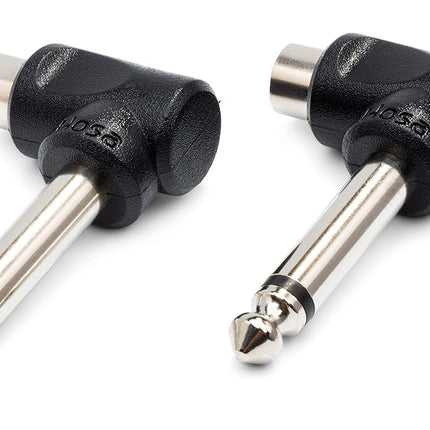 HOSA Technology GPR123 RCA to 1/4-Inch TS 2 Piece 