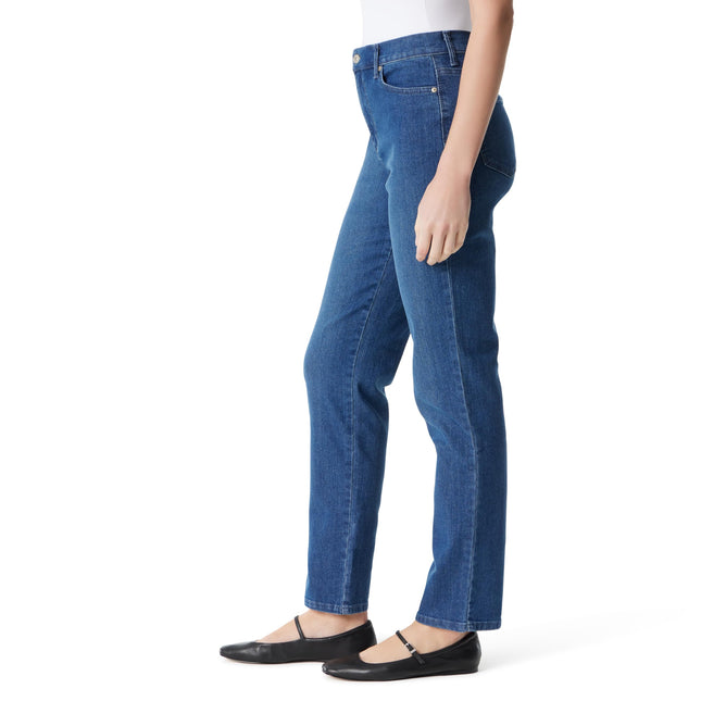 Jean fuselé classique Amanda Gloria Vanderbilt pour femme, délavage Frisco, 16P
