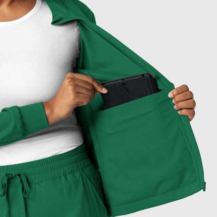 WonderWink womens Jacket, Hunter, 2X