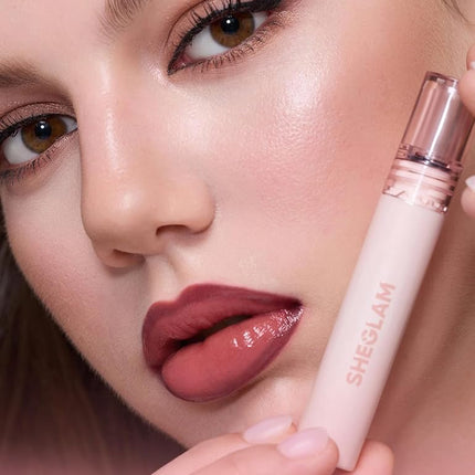 SHEGLAM Fall In Line Peel Off Lip Liner Stain Long Lasting Transfer-proof Nude Lip Tint-Plum Sauce