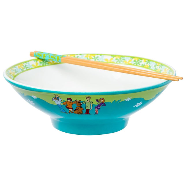 Silver Buffalo Scooby-Doo Ceramic Ramen Bowl with 