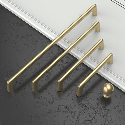 Asidrama 10 Pack 3 Inch(76mm) Brushed Gold Cabinet Pulls Cabinet Handles Cupboard Handles Kitchen Cabinet Hardware for Cupboard Drawer Pulls