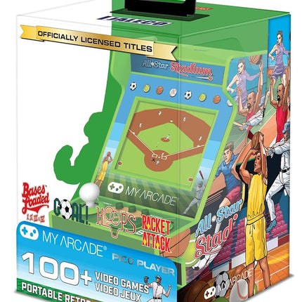 My Arcade - Pico Player All-Star Stadium - Retro Mini Terminal - 107 Games in 1