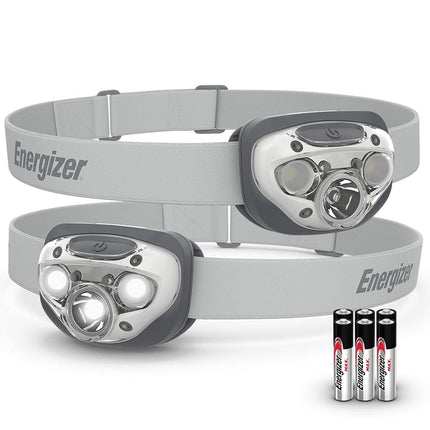 Energizer LED Headlamp PRO (2-Pack), IPX4 Water Re
