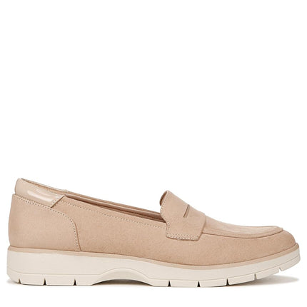 Dr. Scholl's Women's Nice Day Loafer, Cuban Sand Microfiber, 5.5 UK