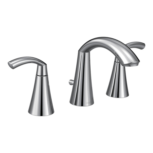 Moen T6173 Glyde Two-Handle High Arc Bathroom Fauc