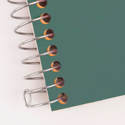 Five Star Spiral Notebook, 1 Subject, College Ruled Paper, Personal Size, 4-3/8" x 7", 80 Sheets, Fights Ink Bleed, Water Resistant Cover, Seaglass Green (450048CH1-ECM)