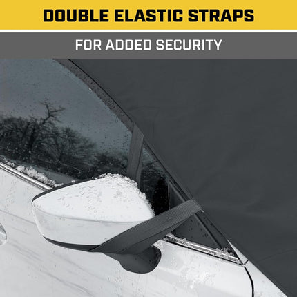 CAT Windshield Snow Cover, Toughest Car Frost Protector for Ice & Sleet, Weatherproof for Winter, Includes Magnetic Anti-Theft, Freeze Protector for Auto Car Truck Van SUV, Wide Size 78"x45" inch