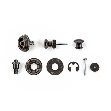 Jim Dunlop Straplock Dual Design Set - Black