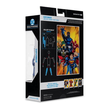 McFarlane DC Multiverse Superman (Justice League Task Force) 7in Build-A Figure Toys
