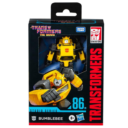 Transformers Toys Studio Series Deluxe The Transformers: The Movie 86-29 Bumblebee, 4.5-inch Converting Action Figure, 8+