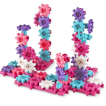 Learning Resources Gears Gears Gears! 100-Piece Deluxe Building Set - Pink