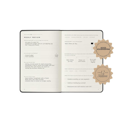 Full Focus Oatmeal Linen Planner by Michael Hyatt - The #1 Daily Planner to Set Annual Goals, Increase Focus, Eliminate Overwhelm, and Achieve Your Biggest Goals - Hardcover