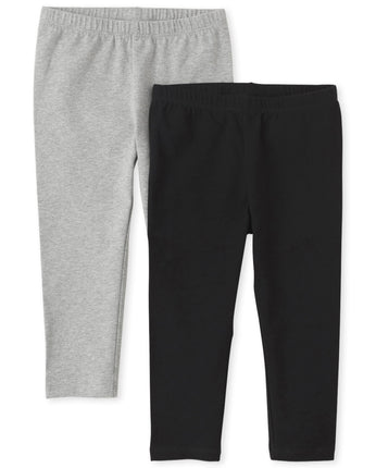 The Children's Place 2 Pack Girls Capri Leggings, 