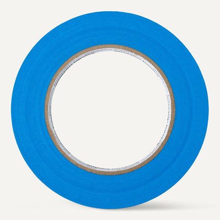 Amazon Basics Painters Tape, 2.3 cm x 55 m, Pack of 4 Rolls, Blue