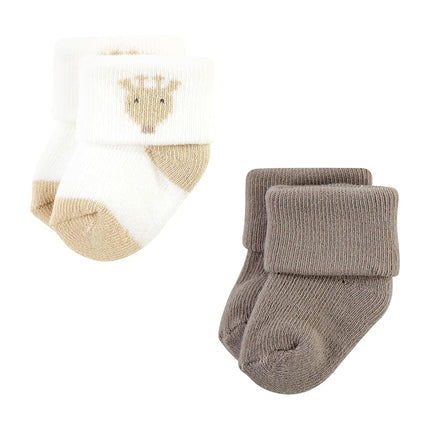 Hudson Baby Calcetines de Felpa y Algodón para Bebé Unisex, Jirafa Moderna, 6-12 Meses, Jirafa Moderna, 6-12 Meses