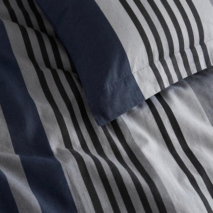 Nautica Rendon Duvet Cover Set King Charcoal
