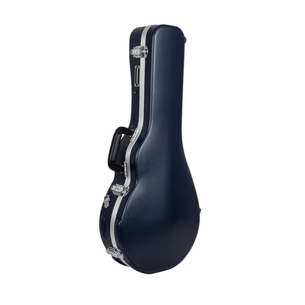 Crossrock ABS Molded Case for F-Style Mandolin with Removable Shoulder Straps-Blue (CRA862MFBL)