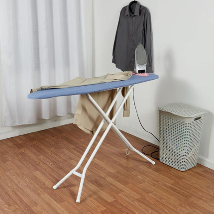 Ironing Board Cover and Pad (Forever Blue), 100% Cotton with Polyester Fiber Padding by Seymour Home Products; Fits Full Size Board | Stain and Scorch Resistant; Laundry Accessories