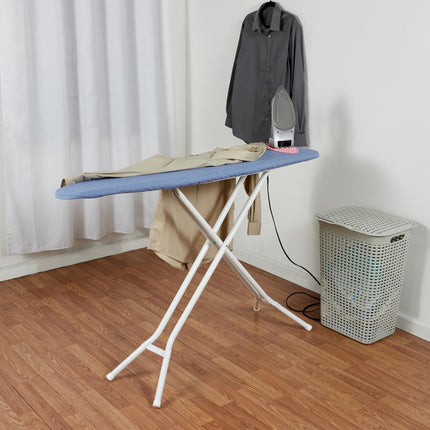 Ironing Board Cover and Pad (Forever Blue), 100% Cotton with Polyester Fiber Padding by Seymour Home Products; Fits Full Size Board | Stain and Scorch Resistant; Laundry Accessories