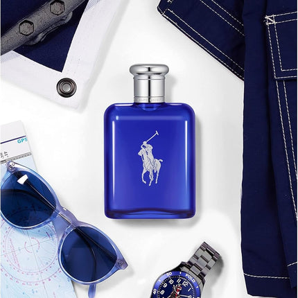 Ralph Lauren Polo Blue Eau de Toilette - Citrus, Sage & Suede Cologne 75ml