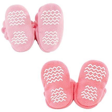 Botines de forro polar acogedores Hudson Baby unisex-bebé, Dino niña, 12-18 Meses