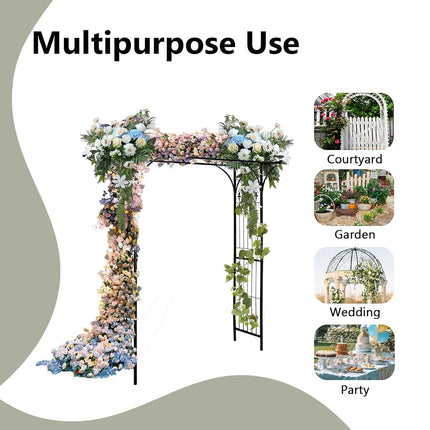 vidaXL Garden Arch 200x52x204 cm