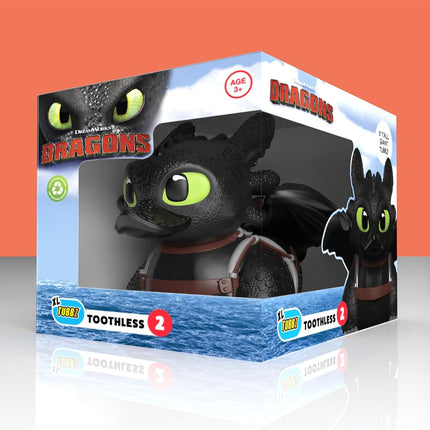 TUBBZ: How to Train Your Dragon Toothless Rubber Duck Collectable Toy 23 cm