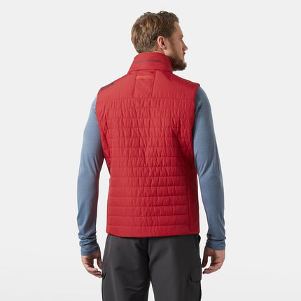 Helly Hansen Mens Crew Insulated Vest 2.0, 4XL, Red