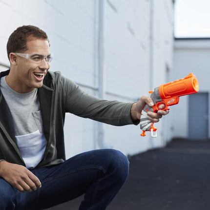 Nerf Fortnite Flare Dart Blaster, Break-Open Dart Loading, Includes 3 Mega Darts That Whistle Through The Air, Pull-Down Priming Handle