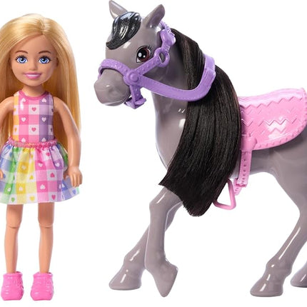 Barbie Club Chelsea Doll, Horse & Riding Theme Playset