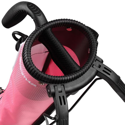 Orlimar Pitch 'n Putt Bolsa de Golf Ligera con Soporte para Mujer, Rosa