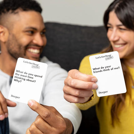 Let's Get Deep: After Dark Expansion Pack by Relatable, Designed to Add on to the Let's Get Deep Core Game, Great for Couples Gifts, Wedding Registry Gifts, Includes 100 Cards